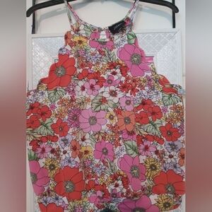 WOMENS SLEEVELESS FLORAL